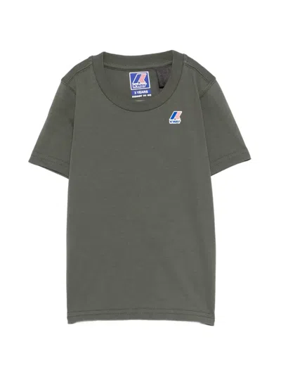 K-way Babies' Short-sleeve T-shirt In Green