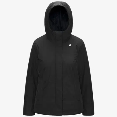 K-way Soft Touch Fleece Jacket For Women In Black