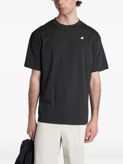 K-way Solo Logo-patch T-shirt In Black