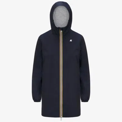 K-way Sophie Stretch Mini Pocket Jacket In Blue Depth