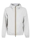 K-way Stretch Dot Jacket In Gray