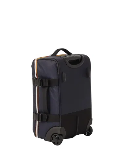 K-way Striped Trolley In Blue