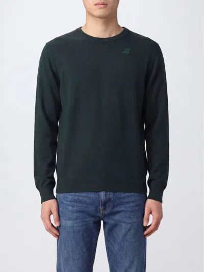 K-way Sweater Men Color Green