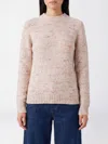 K-way Valery Buttoned Yarn Pull Over In Pink