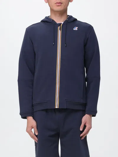 K-way Sweatshirt  Men Color Black In Blue