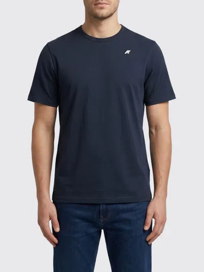 K-way T-shirt  Men Color Blue