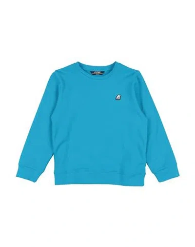 K-way Babies'  Toddler Boy Sweatshirt Azure Size 6 Cotton In Blue