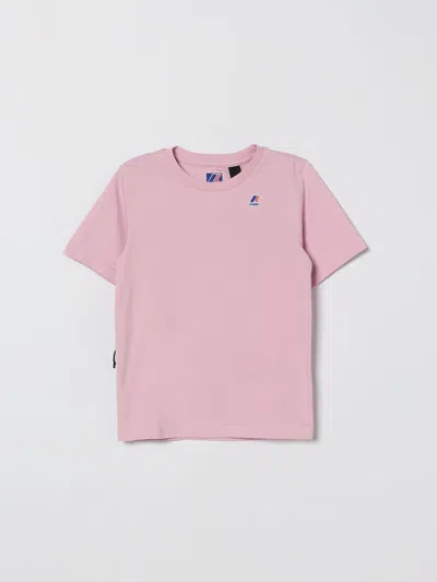 K-way T-shirt  Kids Color Lilac In Pink