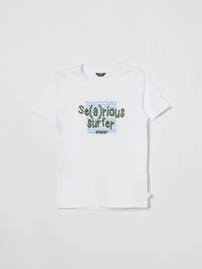 K-way T-shirt Kids  In White