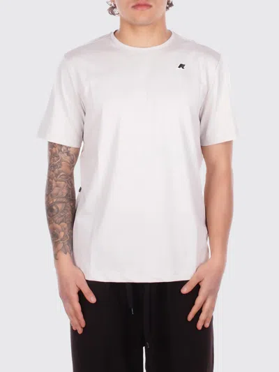 K-way T-shirt  Men Color Beige In White