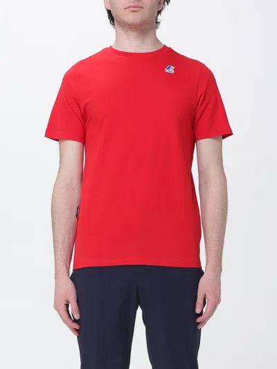 K-way Tシャツ  メンズ カラー レッド In Red