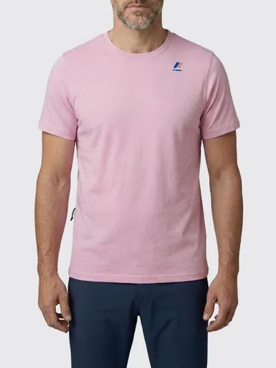 K-way T-shirt Men  In Pink