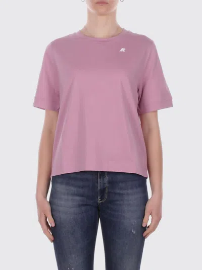K-way T-shirt Woman  In Purple