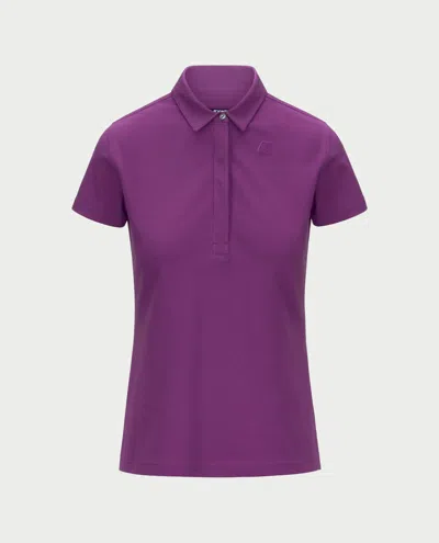 K-way T-shirts And Polos In Viola Scuri