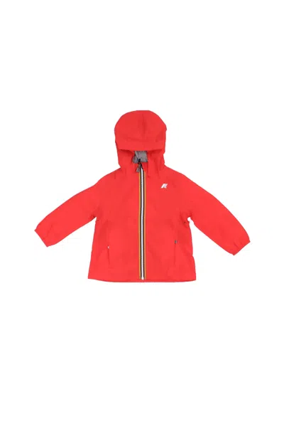 Kway Kids'  Unisex Junior Jacket K2148pw B04# P. Marguerite Stretch Poly Red
