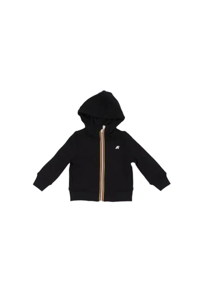 Kway Kids'  Unisex Junior Jacket K61385w Usy# P. Rainer Light Spacer Black Pure