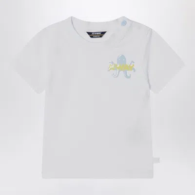 K-way Unisex White Pete Octopus Mini T-shirt