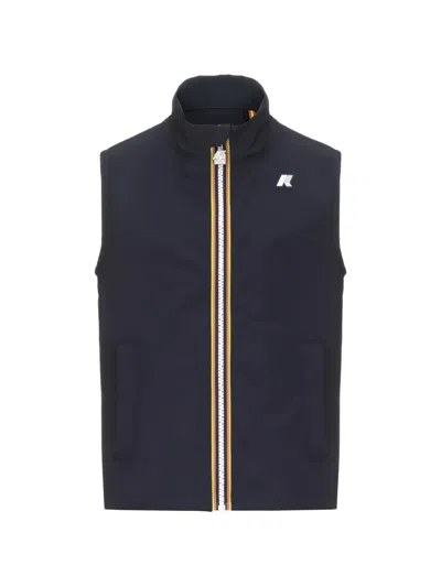 K-way Kids' Valen Zip-up Gilet In Blue