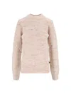 K-way Valery Buttoned Yarn Pull Over In Neutral