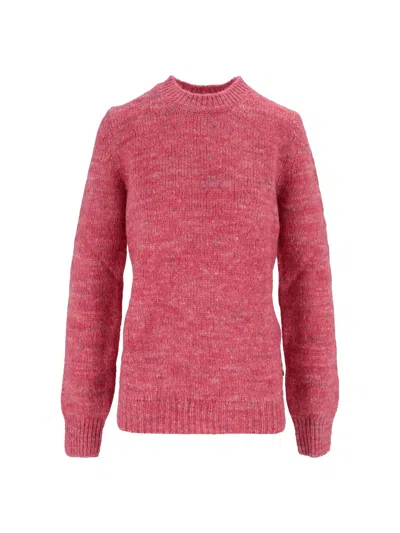 K-way Valery Buttoned Yarn Pull Over In Pink