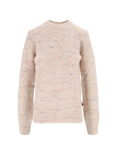 K-way Valery Flecked-knit Sweater In Animal Print