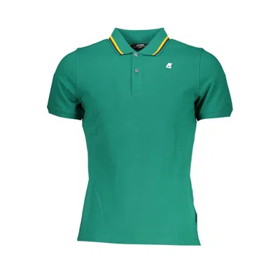 K-way Verde Cotton Men Polo Shirt In Green