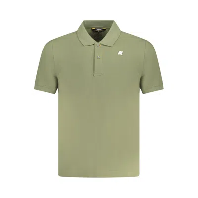 K-way Verde Cotton Men Polo Shirt In Green