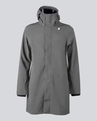 K-way Versatile Jacket - Perfect For Fall 2025 In Grey Shadow Dk-blue Depth