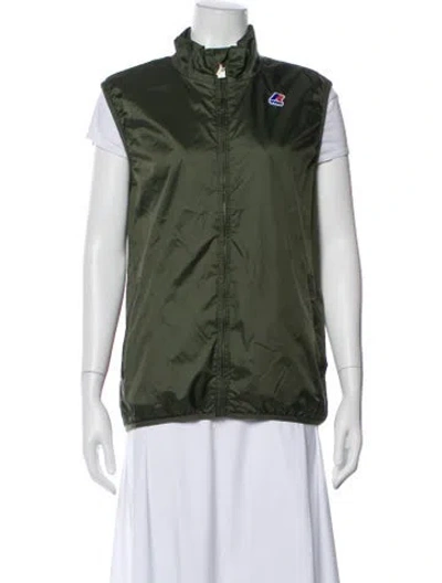 Pre-owned K-way Vest In Green