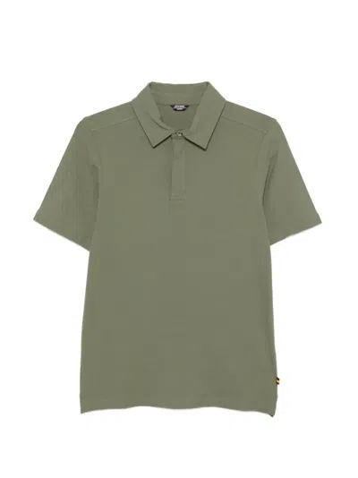 K-way Vincelle Short-sleeve Polo Shirt In Green