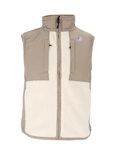 K-way Vital 4.0 Orsetto Fleece Vest In Brown