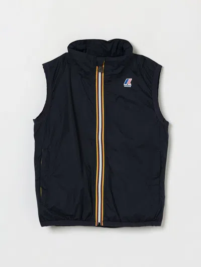 K-way Waistcoat Kids Color Blue In Black