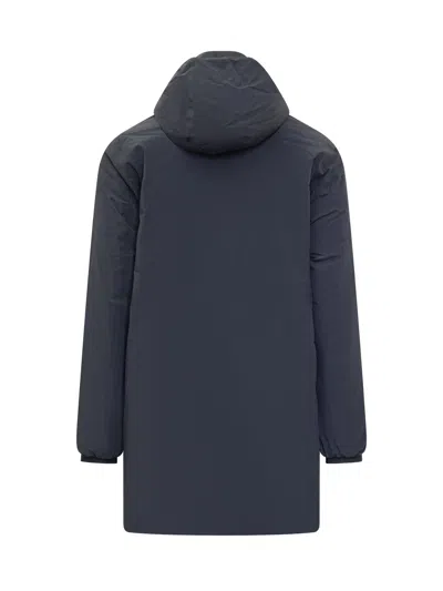 K-way Warm Double With Hooded Design In Blue Depth