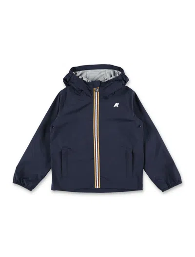 K-way Waterproof Mini Jacket For Boys In Blue