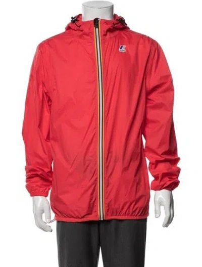 Pre-owned K-way Windbreaker In Red