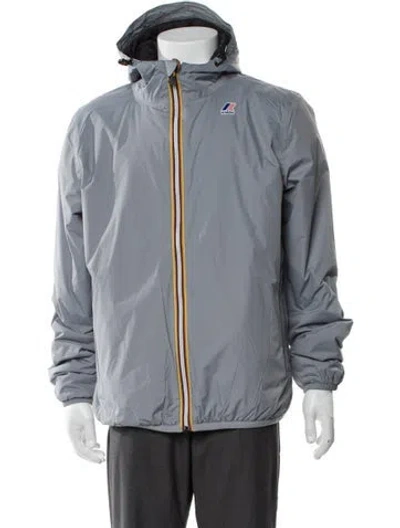 Pre-owned K-way Windbreaker W/ Tags In Gray
