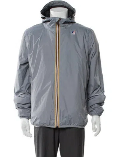Pre-owned K-way Windbreaker W/ Tags In Gray