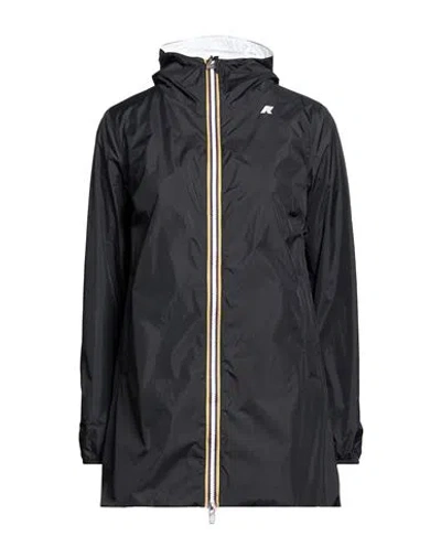 K-way Woman Jacket Black Size Xl Recycled Nylon