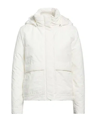 K-way Woman Jacket White Size S Polyamide, Cotton