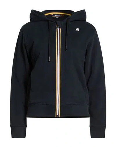 K-way Woman Sweatshirt Midnight Blue Size S Cotton