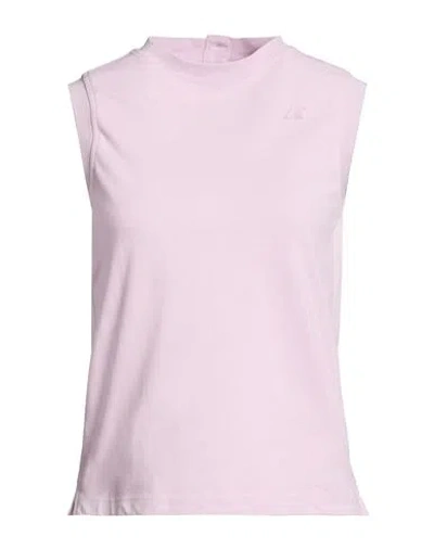 K-way Woman T-shirt Lilac Size M Cotton, Elastane In Purple