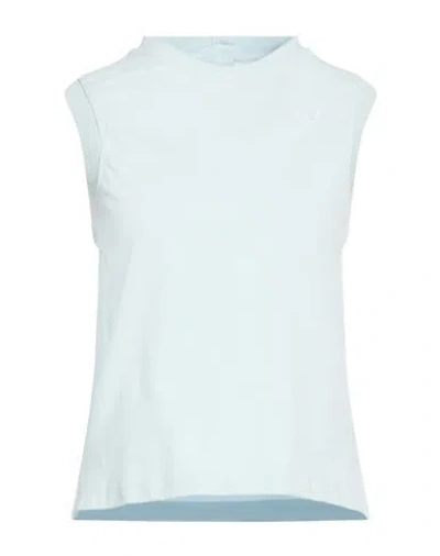 K-way Woman T-shirt Sky Blue Size M Cotton, Elastane In Multi