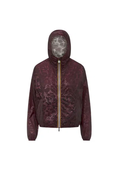 K-way Women's Jacket  Laurette Super Light Lami Reversible K7137jw_c0q In Brown