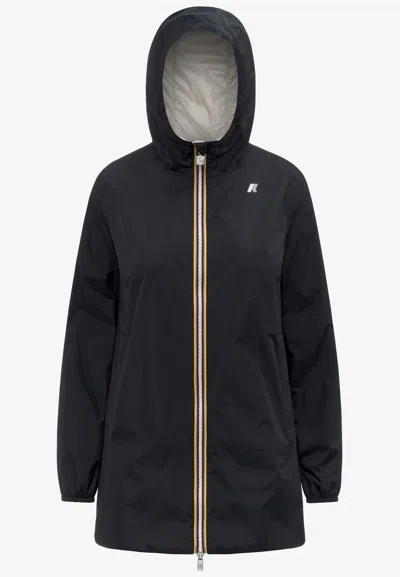 Kway Women's Jacket  Sophie. Plus.2 Double Black Beige