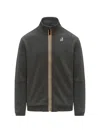 K-way Zip Sweatshirt In Black