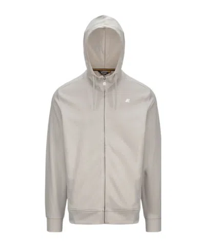 K-way Zip-up Hooded Hoodie In Gray