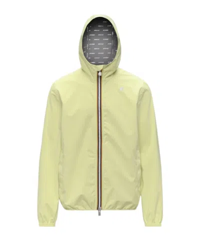 K-way Zip-up Hooded Jacket In Green