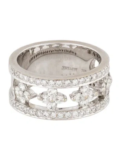 Pre-owned Kwiat 18k 1.00ctw Diamond Jasmine Half Circle Band In Multi