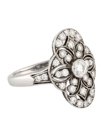 Pre-owned Kwiat 18k Diamond Cocktail Ring In Multi