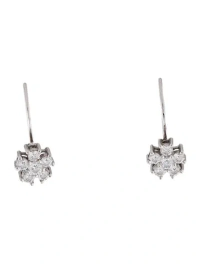 Pre-owned Kwiat 18k Diamond Drop Earrings In Multi